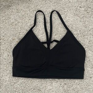 Athletica Black Strappy Bralette